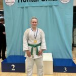 Ukilaisjudoka Ella Lahtinen kamppaili hopealle Helsingissä.